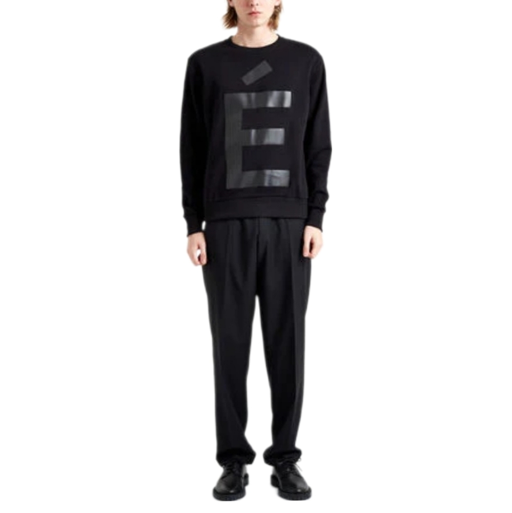 ETUDES‎ STUDIO | Black Crewneck Pullover Sweatshirt in Size XS